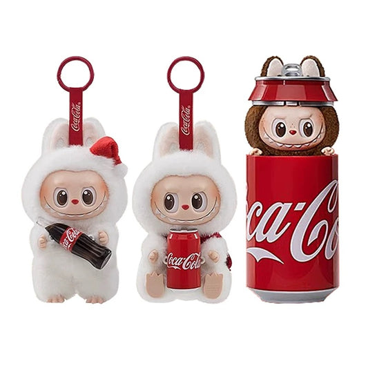 LABUBU【3.0】Plush Doll Pendant【Coca-Cola Series】